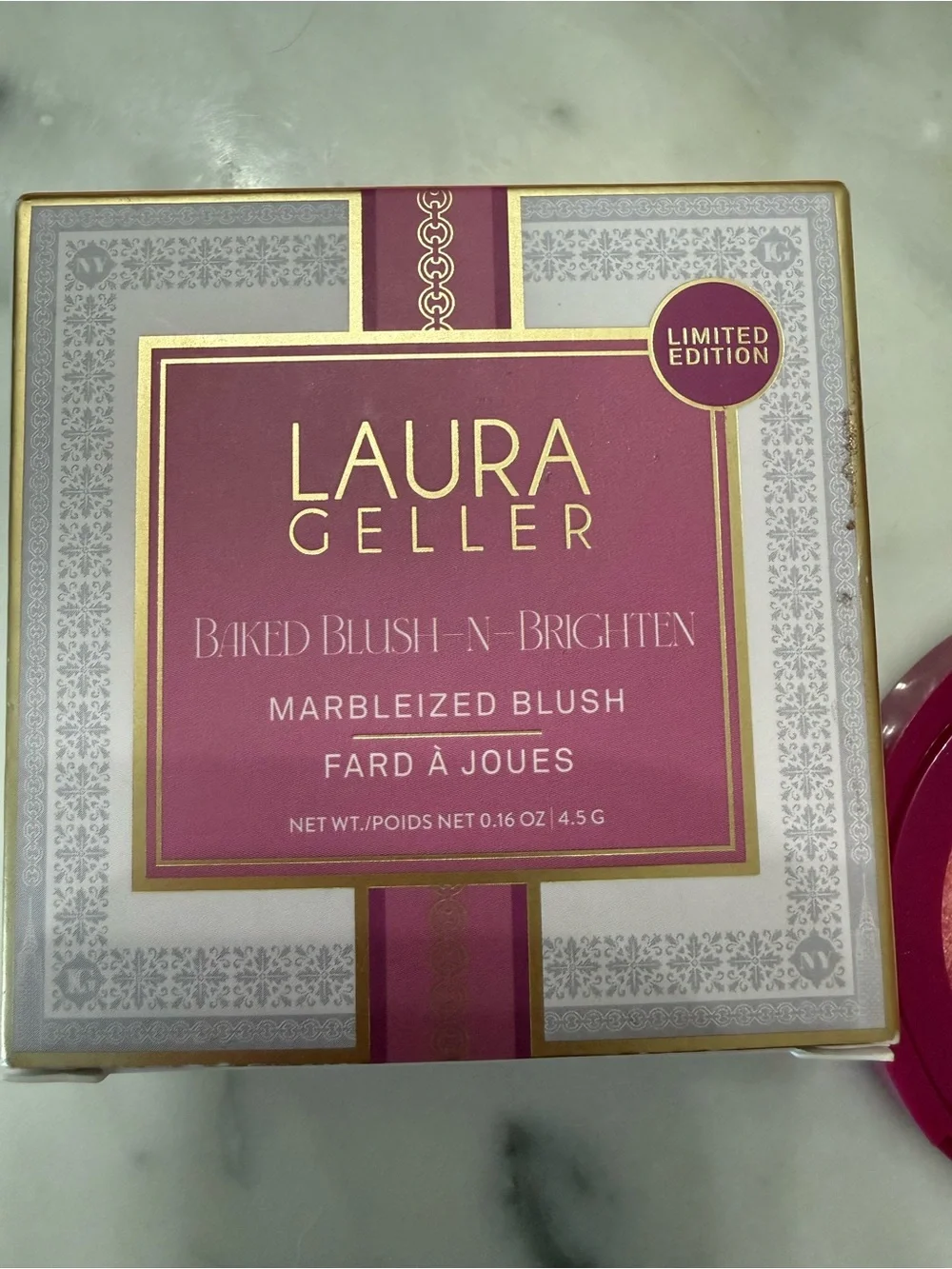 New Laura Geller Baked Marbleized Blush Limited Edition Skyline Sunset